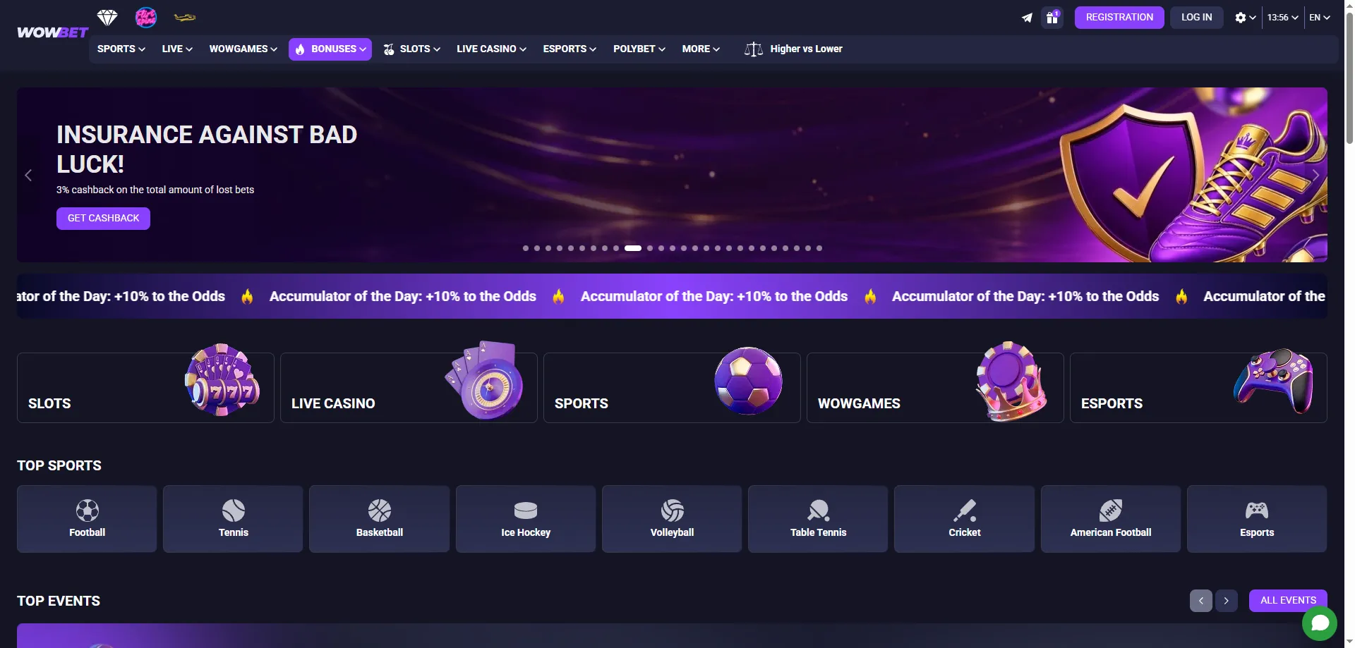 منصة wowbet للمراهنات والكازينو في مصر